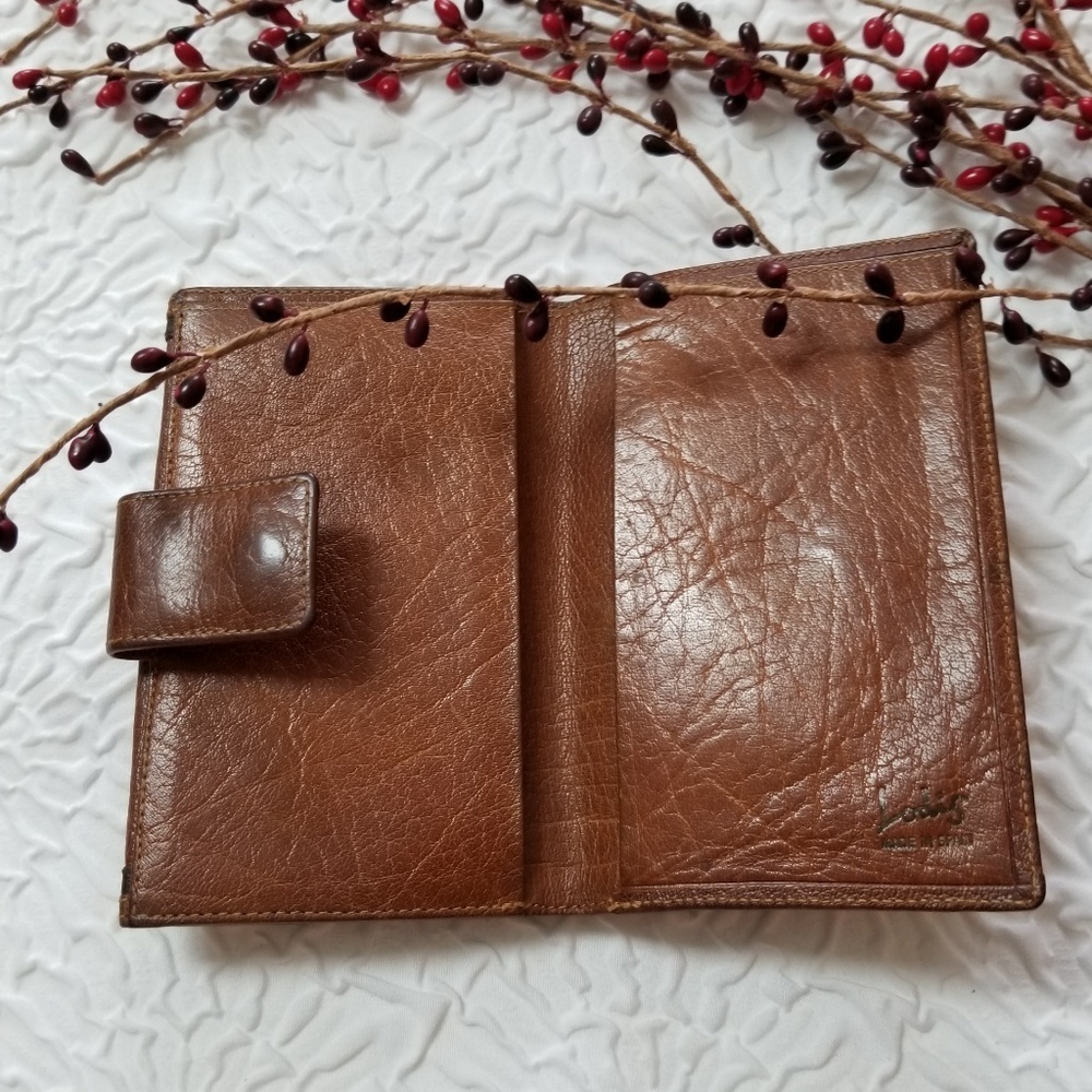 Lodis made in Spain Vintage Bifold Brown Wallet - Picture 3 of 8